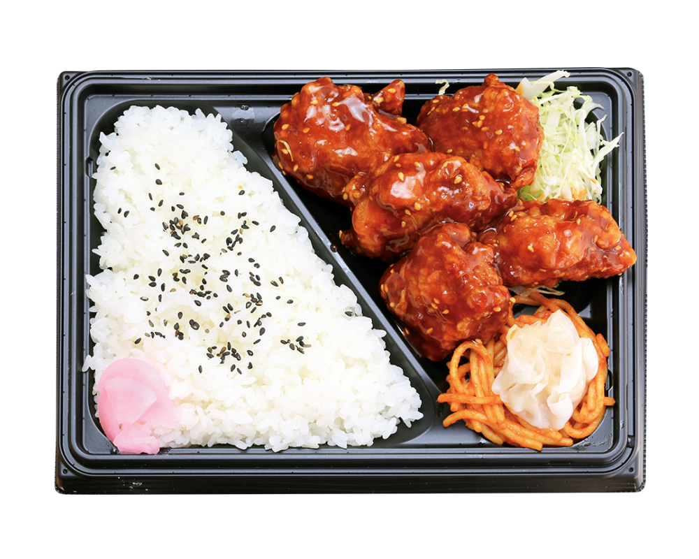 ヤンニョムチキン弁当｜まんまる弁当